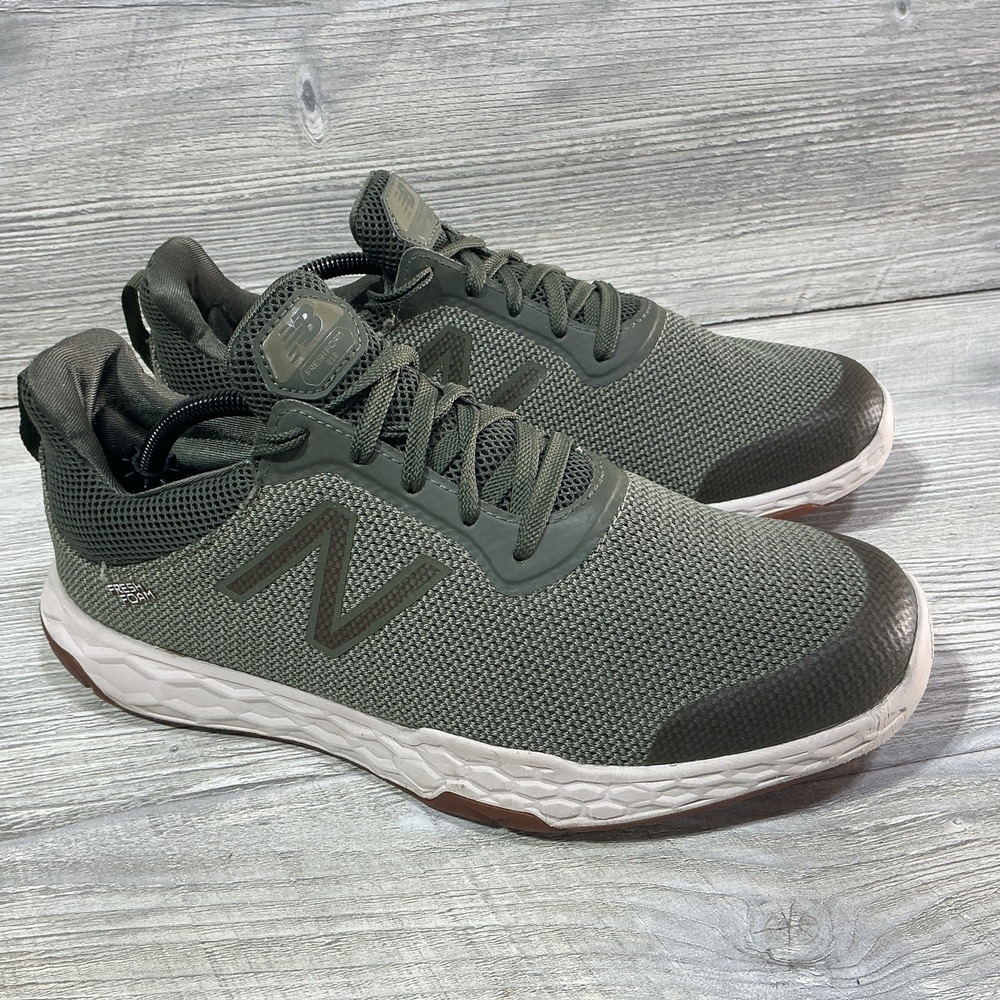 New Balance 818 Fresh Foam MX818SG3 Army Green Athletic Running Shoes US 11.5 4E